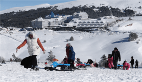 Uludağ'a yağan kar sezon sonuna kadar yetecek