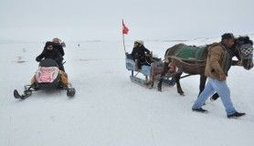 Turizmcilerin yeni rotası Çıldır Gölü