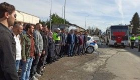 Düzceli servis sürücülerinden askere destek