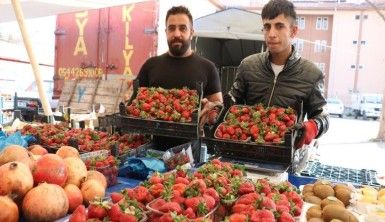 Bahar meyveleri tezgahlardaki yerini aldı