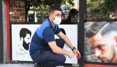 İstanbul'da kurallara uymayan berberler mühürlendi