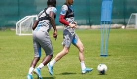 Trabzonspor çalışmalarını sürdürdü