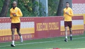 Galatasaray günü çift idmanla tamamladı