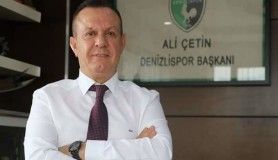 Denizlispor Başkanı Ali Çetin, kulübün 54. kuruluş yıl dönümünü kutladı