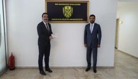 Ankara Gençlik ve Spor İl Müdürü Mustafa Çelik'ten MKE Ankaragücü'ne ziyaret