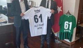 Denizli Valisi Atik, Denizli Beşiktaşlılar Derneği üyelerini kabul etti