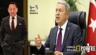 Hulusi Akar; 'Yunan halkı Macron'a meze olmamalı..'