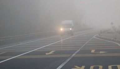 Bolu Dağı'nda yoğun sis etkili oluyor