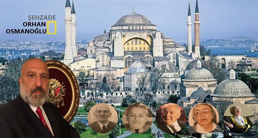 Ayasofya'da bir Şehzade'nin cenaze namazı..