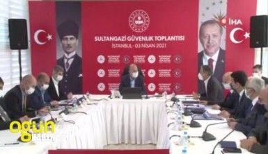 İçişleri Bakanı Soylu, Sultangazi Güvenlik Toplantısına katıldı