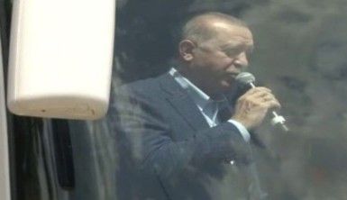 Cumhurbaşkanı Erdoğan, sel bölgesinde