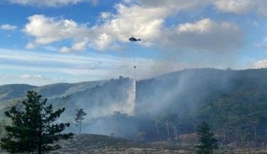 Kazdağları'nda korkutan yangın