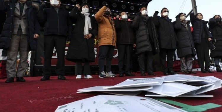 Güney Koreli işletmecilerden Covid-19 kısıtlamalarına protesto