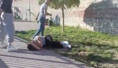 Kapışalım mı deyip feci şekilde dövdü