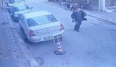 Çocuklarının gözü önünde öldüresiye dövüp bayılttı