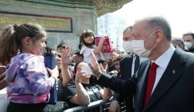 Vatandaşlardan Cumhurbaşkanı Erdoğan'a yoğun ilgi