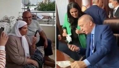 Cumhurbaşkanı Erdoğan, kanser hastası Halime teyzeyle görüştü