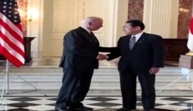 Japonya Başbakanı Kishida ve ABD Başkanı Biden'dan ikili zirve