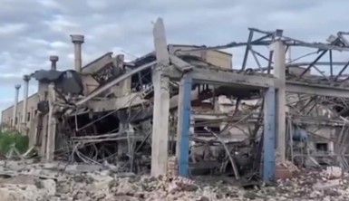 Rus saldırısı sonrası Kiev görüntülendi