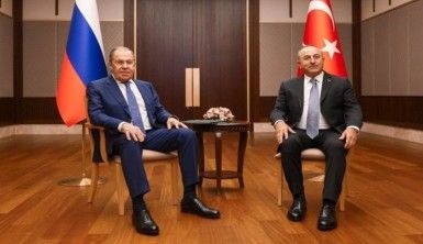 Bakan Çavuşoğlu, Rus mevkidaşı Lavrov ile görüştü