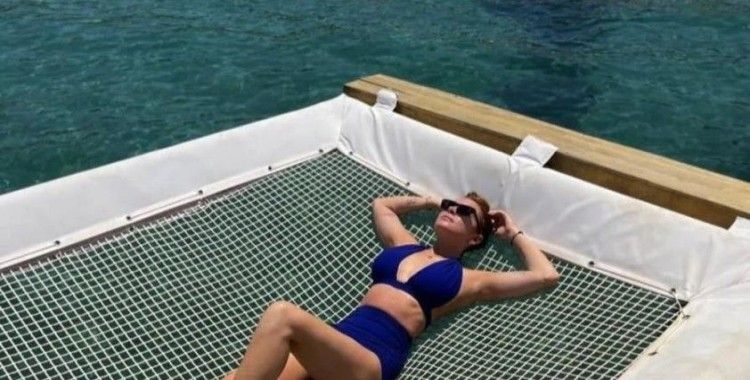 Dünyaca ünlü oyuncu Lindsay Lohan Bodrum’da balayı yapıyor