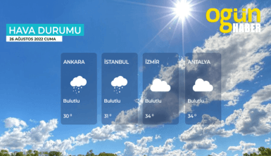 Yarın kara ve denizlerimizde hava nasıl olacak? 26 Ağustos 2022 Cuma