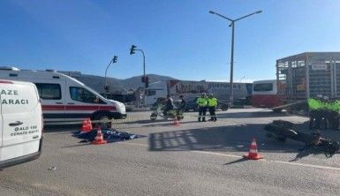 Osmaniye'de kamyon elektrikli bisiklete çarptı