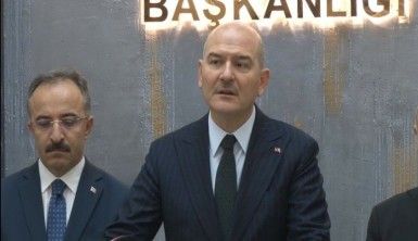 Bakan Soylu, 50 ilde 502 şüpheliye yönelik Silindir kod adlı operasyon gerçekleştirildiği duyurdu