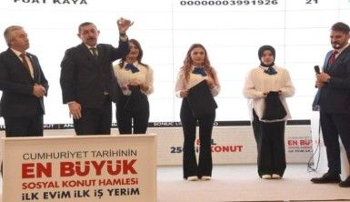 İlk Evim, İlk İş Yerim projesinin Kastamonu'da talihlileri kura çekimiyle belirlendi