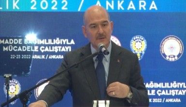 Bakan Soylu: "Uyuşturucu bağlantılı kişi sayısı dünya genelinde milyonda 35'ken, Türkiye'de milyonda 4,7'dir"