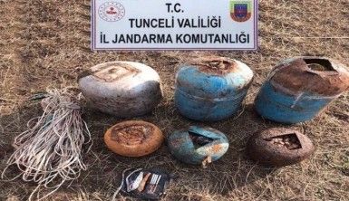 Tunceli'de 6 EYP düzeneği ve 180 kilo patlayıcı madde imha edildi