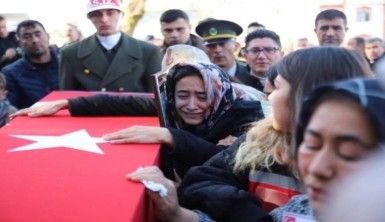 Kuzey Irak şehidi son yolculuğuna uğurlandı