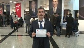 Veysel Gürsoy Çelik: 'Türkiye’nin ilk işitme ve konuşma engelli milletvekili olabilmek için MHP’den başvurumu gerçekleştirdim'