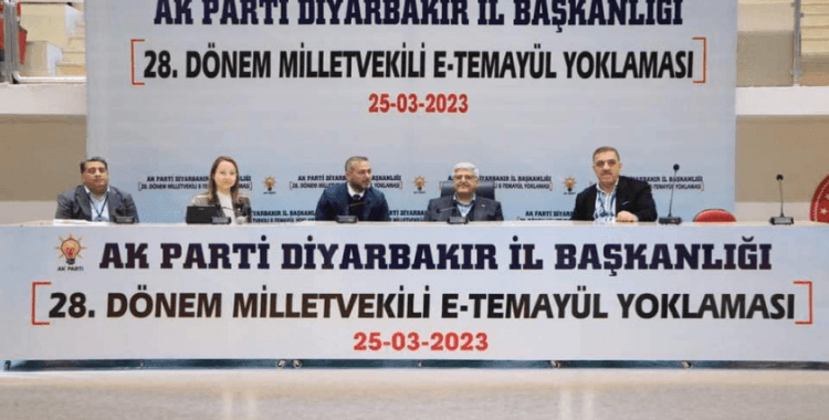 Diyarbakır AK Parti’de temayül yoklaması sürüyor