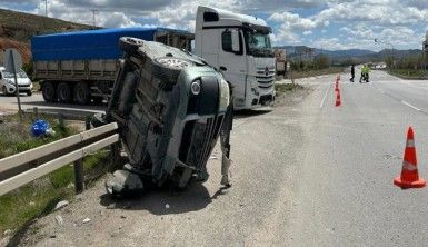 Defalarca takla attı, o anlar saniye saniye güvenlik kamerasına yansıdı