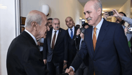 TBMM Başkanı Kurtulmuş, MHP Genel Başkanı Bahçeli'yi ziyaret etti