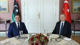 Cumhurbaşkanı Erdoğan, Libya Başbakanı Dibeybe'yi kabul etti