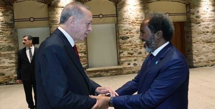 Cumhurbaşkanı Erdoğan Somali Cumhurbaşkanı Mahmud ile görüştü