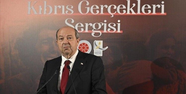 KKTC Cumhurbaşkanı Tatar, Ankara'da 'Kıbrıs Gerçekleri' sergisini ziyaret etti