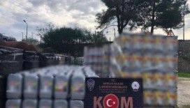 Antalya'da 25 bin 200 adet makaron ele geçirildi