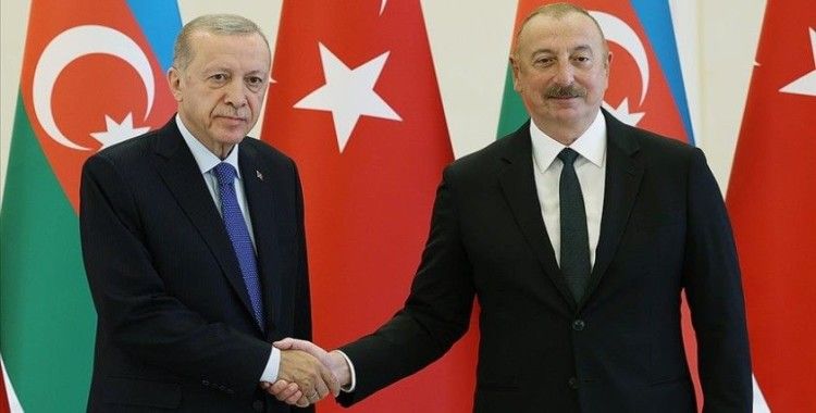 Cumhurbaşkanı Erdoğan, Azerbaycan Cumhurbaşkanı Aliyev'i seçiminde kazandığı zafer nedeniyle tebrik etti