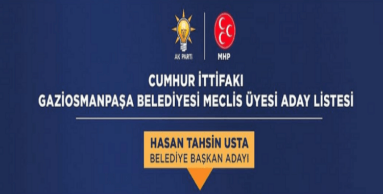 Cumhur İttifakı Gaziosmanpaşa belediye meclis üyesi adayları belli oldu