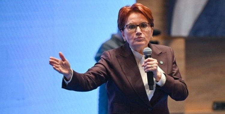 İyi Parti Genel Başkanı Akşener, İzmir'de konuştu