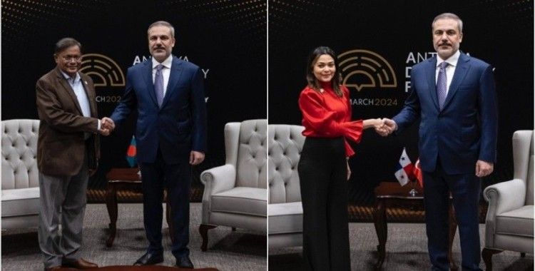 Dışişleri Bakanı Fidan, ADF'de Bangladeşli ve Panamalı mevkidaşlarıyla görüştü