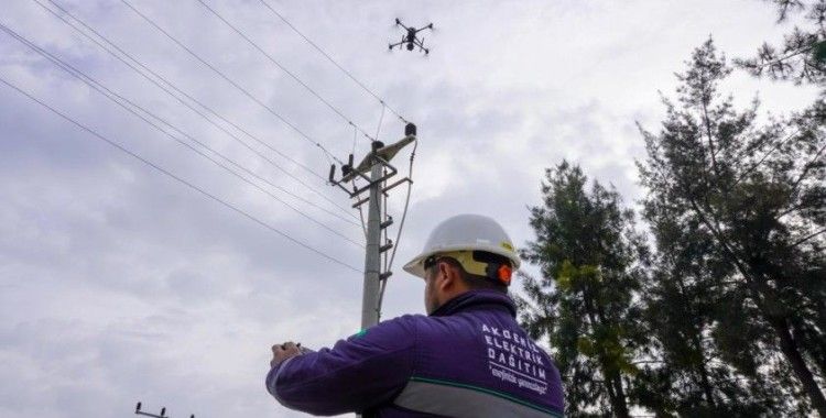 AEDAŞ, enerji nakil hatlarındaki arızaları İHA ve dronlarla tespit ediliyor