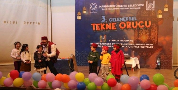 Mardin Büyükşehir Belediyesinden tekne orucu etkinliği