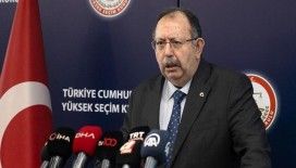 YSK Başkanı Yener: Oy verme işlemi bitti sayım döküm işlemine başlandı