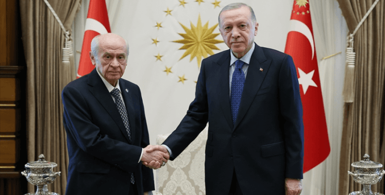 Cumhurbaşkanı Erdoğan, MHP Genel Başkanı Bahçeli'yi kabul etti