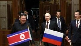 Rusya Devlet Başkanı Putin ile Kuzey Kore lideri Kim, Pyongyang'da görüştü