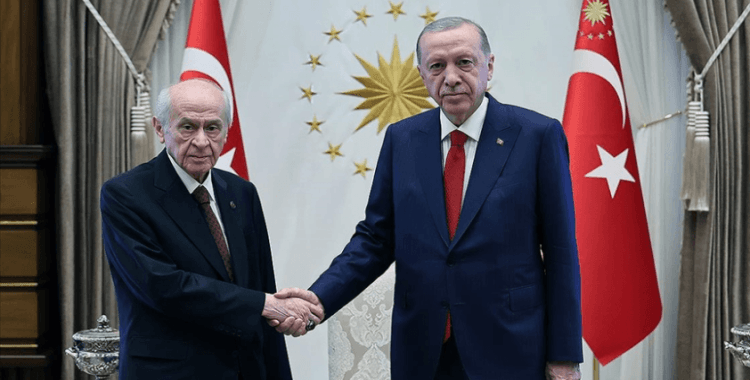 Cumhurbaşkanı Erdoğan, MHP Genel Başkanı Bahçeli ile bir araya geldi